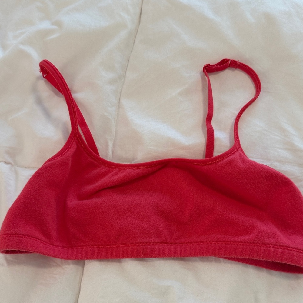 Victoria's Secret Orange/Red Bralette Top Sz. 34